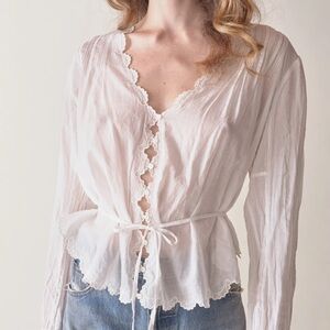 NWT DOEN ELAYNE TOP SIZE MEDIUM IN SALT